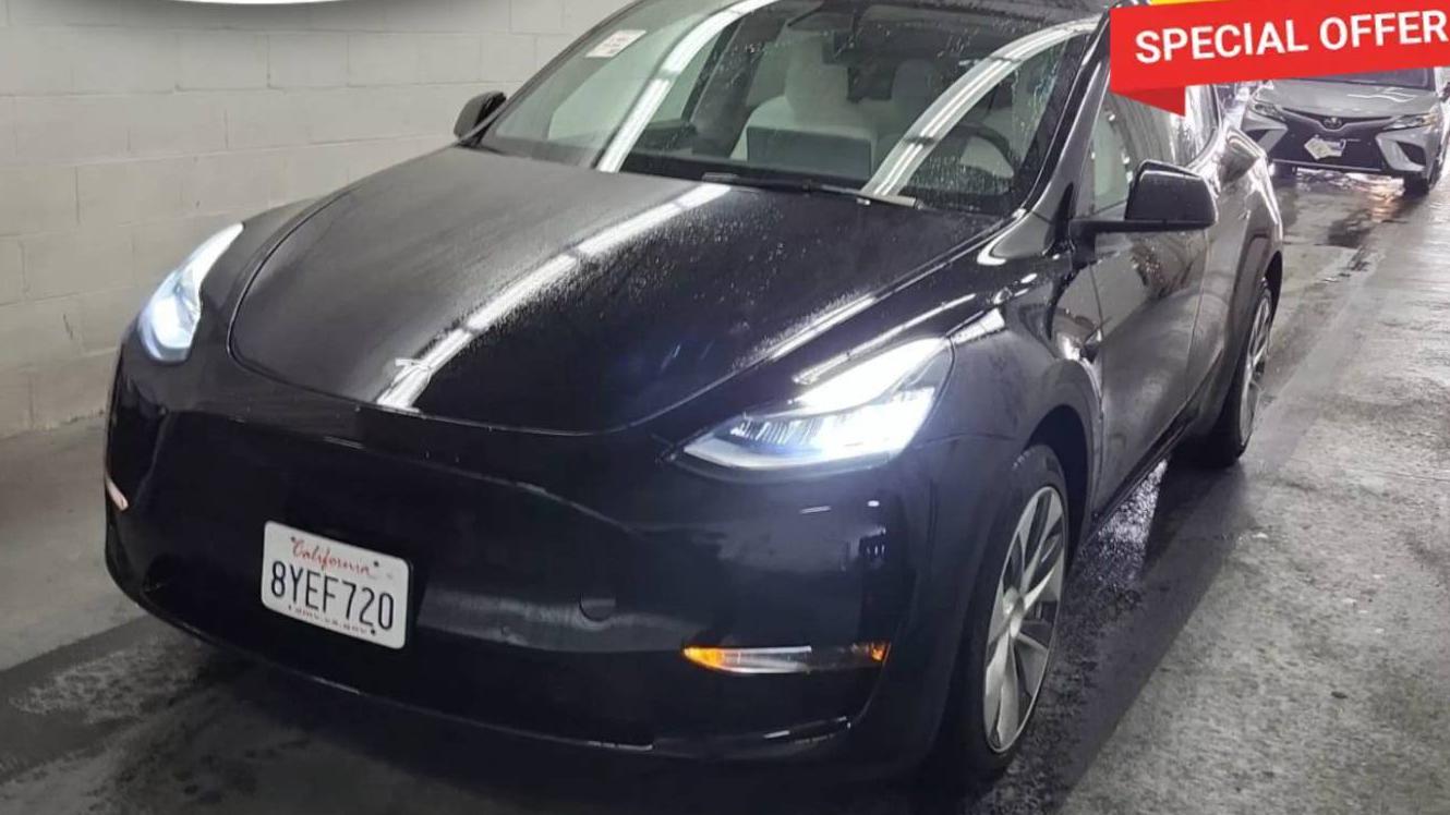 TESLA MODEL Y 2021 5YJYGDEEXMF224233 image